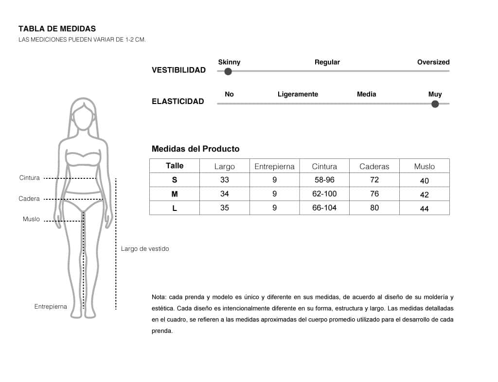 Tabla de talles